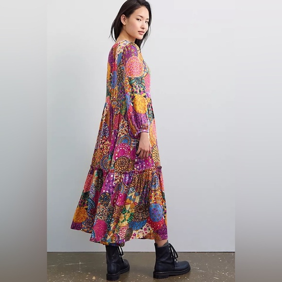 NWT Anthropologie Tiny Velia maxi dress sz sm petite - Picture 3 of 13